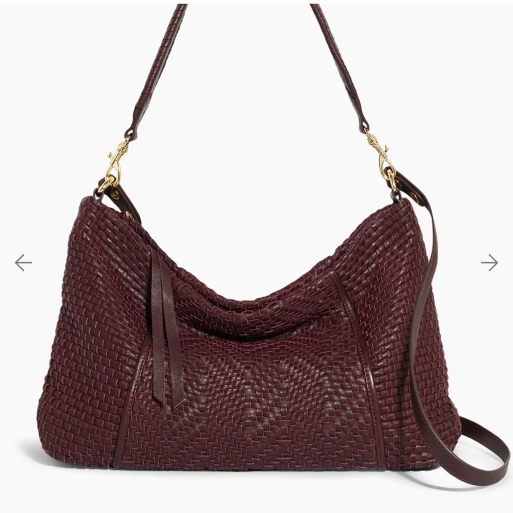 Aimee Kestenberg Woven Leather Shoulder Bag - Picture 6 of 10